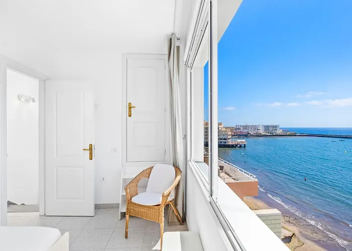 Medano4you The First Line Sea View Penthouse Lägenhet El Médano